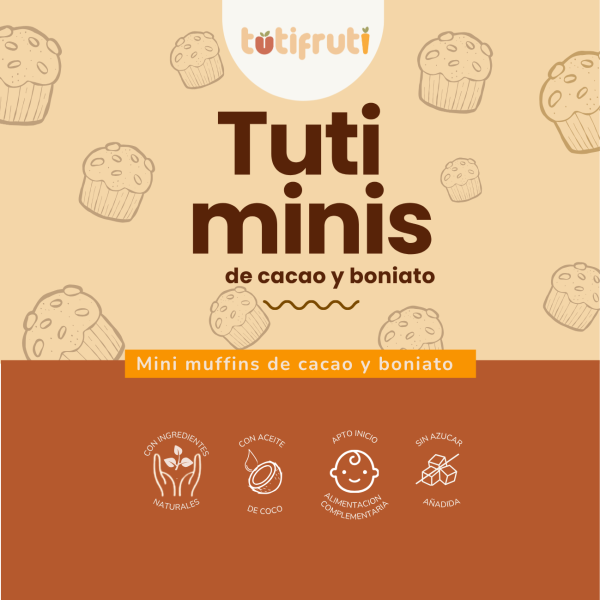 Tuti MINIS de cacao y boniato